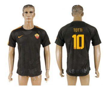 Roma #10 Totti Sec Away Soccer Club Jersey