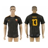 Roma #13 Peres Sec Away Soccer Club Jersey