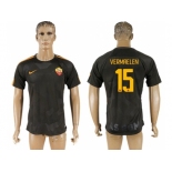 Roma #15 Vermaelen Sec Away Soccer Club Jersey