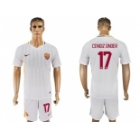 Roma #17 Cengiz Under Away Soccer Club Jersey