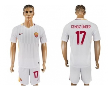 Roma #17 Cengiz Under Away Soccer Club Jersey