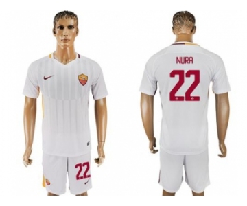 Roma #22 Nura Away Soccer Club Jersey