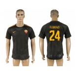 Roma #24 Florenzi Sec Away Soccer Club Jersey