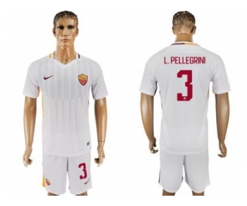 Roma #3 L.Pellegrini Away Soccer Club Jersey