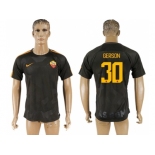 Roma #30 Gerson Sec Away Soccer Club Jersey