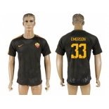 Roma #33 Emerson Sec Away Soccer Club Jersey