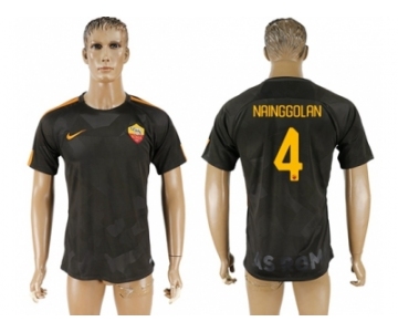 Roma #4 Nainggolan Sec Away Soccer Club Jersey