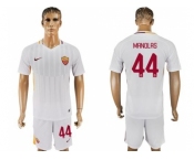 Roma #44 Manolas Away Soccer Club Jersey