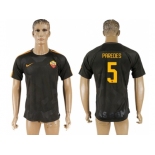 Roma #5 Paredes Sec Away Soccer Club Jersey