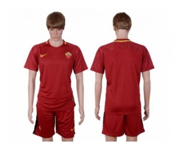 Roma Blank Red Home Soccer Club Jersey