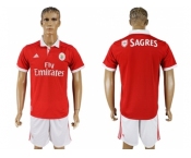 Benfica Blank Home Soccer Club Jersey