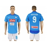 Naples #9 Higuain Blue Home Soccer Club Jersey