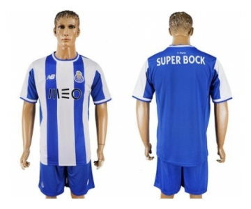 Oporto Blank Home Soccer Club Jersey