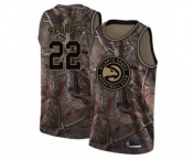 Youth Atlanta Hawks #22 Cam Reddish Swingman Camo Realtree Collection Basketball Jersey