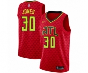 Youth Atlanta Hawks #30 Damian Jones Swingman Red Basketball Jersey Statement Edition