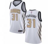 Youth Atlanta Hawks #31 Chandler Parsons Swingman White Basketball Jersey - City Edition