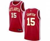 Youth Nike Atlanta Hawks #15 Vince Carter Swingman Red NBA Jersey Statement Edition