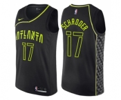 Youth Nike Atlanta Hawks #17 Dennis Schroder Swingman Black NBA Jersey - City Edition