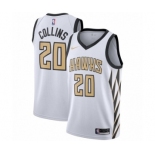 Youth Nike Atlanta Hawks #20 John Collins Swingman White NBA Jersey - City Edition