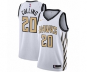 Youth Nike Atlanta Hawks #20 John Collins Swingman White NBA Jersey - City Edition