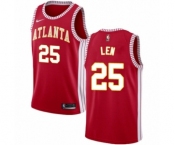 Youth Nike Atlanta Hawks #25 Alex Len Swingman Red NBA Jersey Statement Edition