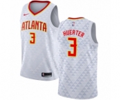 Youth Nike Atlanta Hawks #3 Kevin Huerter Swingman White NBA Jersey - Association Edition