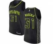 Youth Nike Atlanta Hawks #31 Mike Muscala Swingman Black NBA Jersey - City Edition