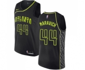 Youth Nike Atlanta Hawks #44 Pete Maravich Swingman Black NBA Jersey - City Edition