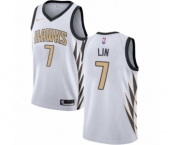 Youth Nike Atlanta Hawks #7 Jeremy Lin Swingman White NBA Jersey - City Edition