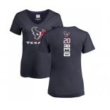 NFL Women's Nike Houston Texans #20 Justin Reid Navy Blue Backer T-Shirt