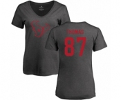 NFL Women's Nike Houston Texans #87 Demaryius Thomas Ash One Color T-Shirt