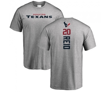 NFL Nike Houston Texans #20 Justin Reid Ash Backer T-Shirt