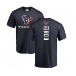 NFL Nike Houston Texans #20 Justin Reid Navy Blue Backer T-Shirt