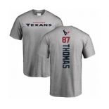 NFL Nike Houston Texans #87 Demaryius Thomas Ash Backer T-Shirt