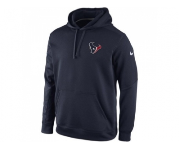 Houston Texans Nike Navy KO Chain Fleece Pullover Performance Hoodie