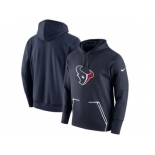 Men Houston Texans Nike Navy Champ Drive Vapor Speed Pullover Hoodie