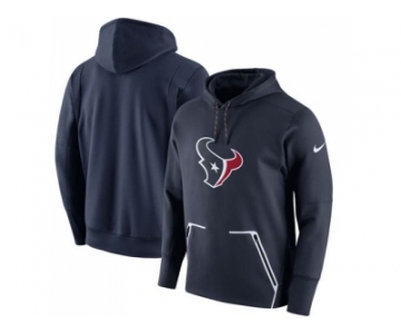 Men Houston Texans Nike Navy Champ Drive Vapor Speed Pullover Hoodie