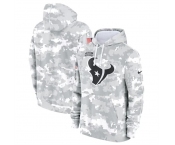 Men's Houston Texans 2024 Arctic Camo Salute To Service Club Fleece Pullover Hoodie