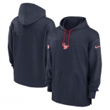 Men's Houston Texans Navy Performance Pullover Hoodie