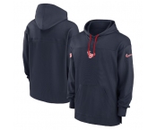 Men's Houston Texans Navy Performance Pullover Hoodie