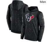 Men's Houston Texans Nike Charcoal 2021 NFL Crucial Catch Therma Pullover Hoodie