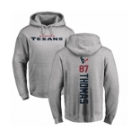 NFL Nike Houston Texans #87 Demaryius Thomas Ash Backer Pullover Hoodie