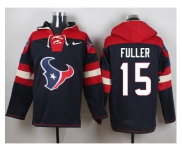 Nike Houston Texans #15 Will Fuller Navy Blue Player Pullover Hoodie