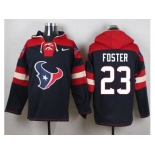 Nike Houston Texans #23 Arian Foster Navy Blue Player Pullover Hoodie