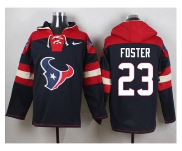 Nike Houston Texans #23 Arian Foster Navy Blue Player Pullover Hoodie