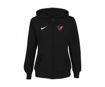 Women Houston Texans Stadium Rally Full Zip Hoodie Black