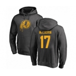 Football Washington Redskins #17 Terry McLaurin Ash One Color Pullover Hoodie