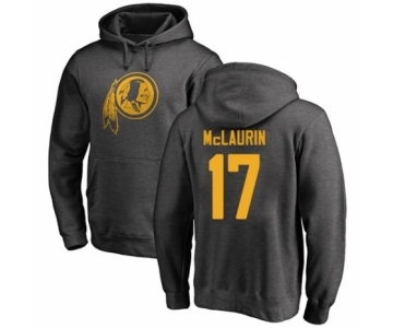 Football Washington Redskins #17 Terry McLaurin Ash One Color Pullover Hoodie