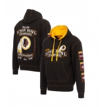 Men's Washington Redskins Black Pullover