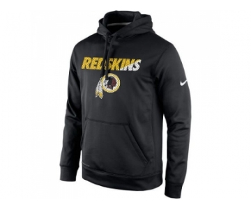 Men's Washington Redskins Nike Black Kick Off Staff Performance Pullover Hoodie